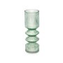 Vase Rayures Vert Verre 8 x 23 x 8 cm (8 Unités)