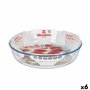 Plat de Four Quttin   verre 2,3 L ø 26 x 5,9 cm (6 Unités)