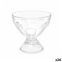 Coupe de glaces et de milkshakes 280 ml Transparent verre (24 Unités)