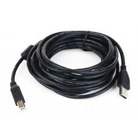 Câble USB 2.0 A vers USB B GEMBIRD KABGEMUSB0002 Noir 3 m