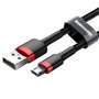 Câble USB vers micro USB Baseus Cafule Noir Rouge 2 m