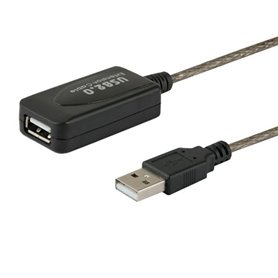 Câble Rallonge à USB Savio CL-130 Noir 10 m