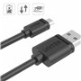 Câble USB vers micro USB Unitek Y-C435GBK Noir 3 m