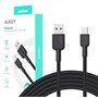 Câble USB-C vers USB Aukey CB-NAC1 Noir 1 m