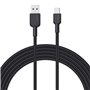 Câble USB-C vers USB Aukey CB-NAC2 Noir 1,8 m