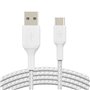 Câble USB-C vers USB Belkin CAB002BT3MWH Blanc 3 m