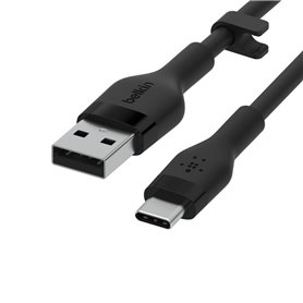 Câble USB-C vers USB Belkin BOOSTCHARGE Flex Noir 3 m