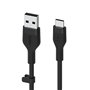 Câble USB-C vers USB Belkin BOOSTCHARGE Flex Noir 3 m