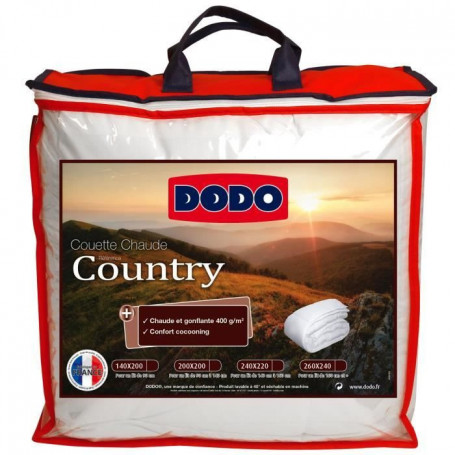 DODO Couette chaude 400gr/m² COUNTRY 220x240cm 133,99 €