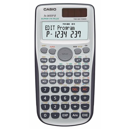 Calculatrice Casio FX-3650PII-W-EH (20 x 10,7 x 4 cm)