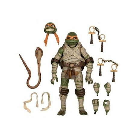 Figurine daction Neca Michelangelo Mummy Moderne