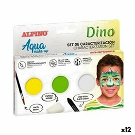 Kit de maquillage pour enfant Alpino Dino À l'eau (12 Unités)
