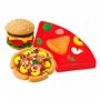 Pâte à modeler en argile Colorbaby Burger & Sandwich Multicouleur (19 