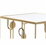 Set de 2 Tables Gigognes Thyann Miroir Doré Métal (50 x 50 x 50 cm) (2