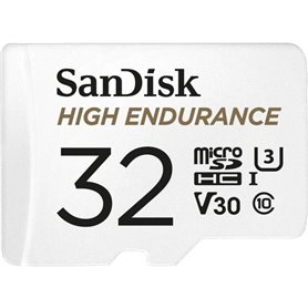 SanDisk - Carte microSDHC haute endurante pr la vidéosurveillance + Ad