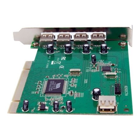 STARTECH Carte contrôleur PCI à 7 ports USB 2.0 - 4 externes 1 interne