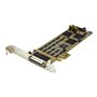 STARTECH Carte PCI Express à 16 ports série DB9 RS232 - Adaptateur sér
