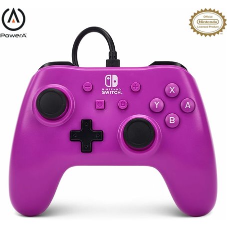 Contrôle des jeux Powera GRAPE Violet Nintendo Switch