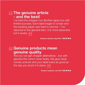 Cartouche d'encre originale Brother TZEM961 Noir Noir/Argenté Argenté