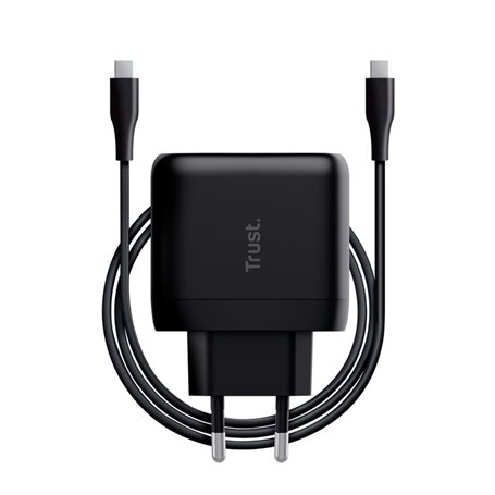 Chargeur Mural + Câble USB-C Trust Maxo Noir 65 W