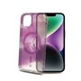 Protection pour téléphone portable Celly iPhone 15 Violet Transparent
