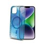 Protection pour téléphone portable Celly iPhone 15 Plus Bleu Transpare