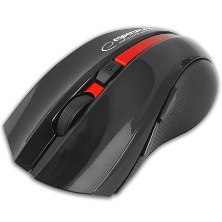 Souris Esperanza EM129R Noir Rouge