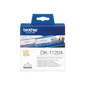 Etiquettes multi-emploi - BROTHER - DK-11204 - Blanc - 400 étiquette(s