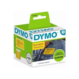 DYMO LabelWriter Boite de 1 rouleau de 220 étiquettes adhésives Jaunes