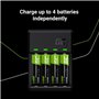Green Cell GC VitalCharger Ni-MH AA et AAA chargeur de batterie avec p