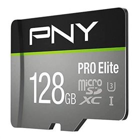 PNY Carte MicroSDXC PNY PRO Elite - 128 Go - Classe 10/UHS-I (U3) - 10