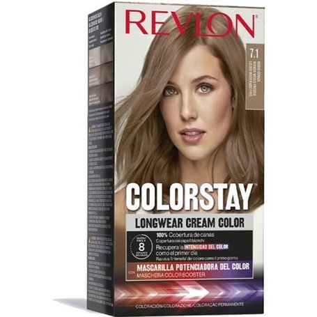 Revlon Colorstay Longwear Cream Color 71-rubio Ceniza 4 U Unisex