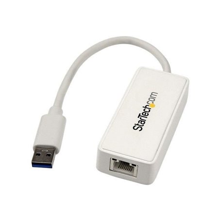 STARTECH Carte Réseau Externe USB vers 1 Port RJ45 - Blanc - USB