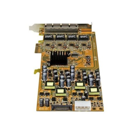 STARTECH Carte réseau PCIe à 4 ports Gigabit Power over Ethernet - NIC