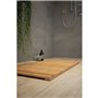 WENKO Caillebotis douche bois, tapis bambou salle de bain, usage intér