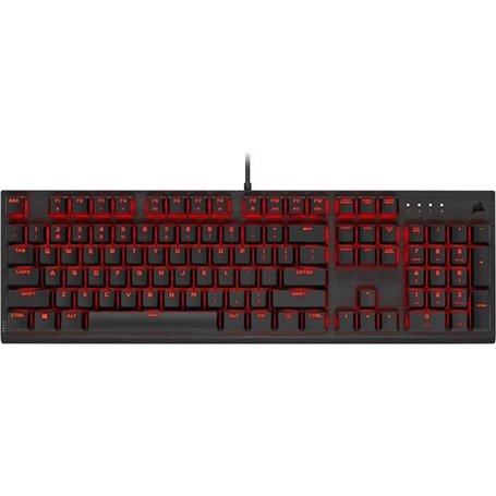 CORSAIR Clavier mécanique gaming K60 PRO a LED Rouge - Azerty - Noir (