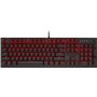 CORSAIR Clavier mécanique gaming K60 PRO a LED Rouge - Azerty - Noir (