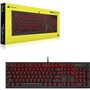 CORSAIR Clavier mécanique gaming K60 PRO a LED Rouge - Azerty - Noir (