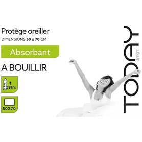 Protege oreiller absorbant TODAY - 50x70 cm - A bouillir