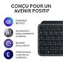 Clavier Sans Fil - LOGITECH - MX Keys S Combo - Bluetooth - Rétroéclai