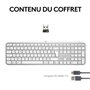 Clavier Sans Fil - LOGITECH - MX Keys S - Bluetooth - Rétroéclairé - T