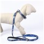 Laisse pour Chien Stitch Gris Bleu M