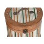 Set de boîtes décoratives Home ESPRIT Marron Multicouleur Bois 35 x 35