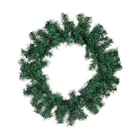 Couronne de Noël Vert Plastique 40 x 6 x 40 cm