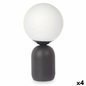 Lampe de bureau Ballon 40 W Blanc Noir Céramique 15 x 28,5 x 15 cm (4 