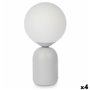 Lampe de bureau Ballon 40 W Blanc Gris Céramique 15 x 28,5 x 15 cm (4 