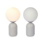 Lampe de bureau Ballon 40 W Blanc Gris Céramique 15 x 28,5 x 15 cm (4 