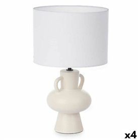 Lampe de bureau Vase 40 W Blanc Céramique 24 x 39,7 x 24 cm (4 Unités)