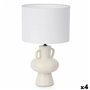 Lampe de bureau Vase 40 W Blanc Céramique 24 x 39,7 x 24 cm (4 Unités)