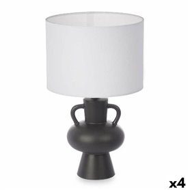 Lampe de bureau Vase 40 W Noir Céramique 24 x 39,7 x 24 cm (4 Unités)